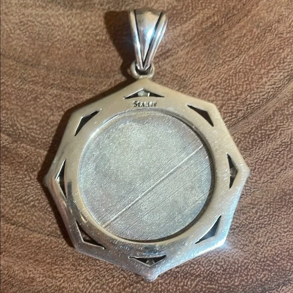 NWOT Walking Liberty Half Dollar Sterling Silver Pendant - Picture 2 of 3